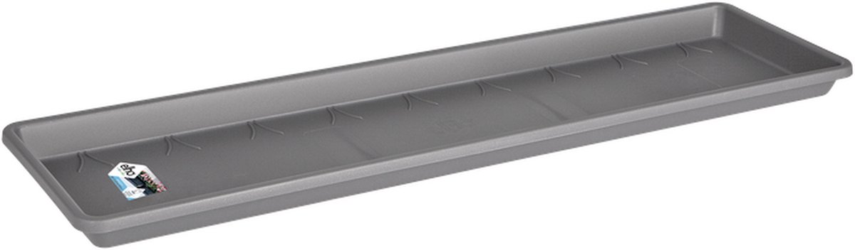 Elho Barcelona Xl Schotel 60 - Schotel voor Balkon Buiten - Ø 54.5 x H 3.6 cm - Antraciet
