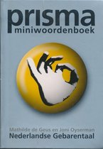 Prisma miniwoordenboek Nederlandse gebarentaal