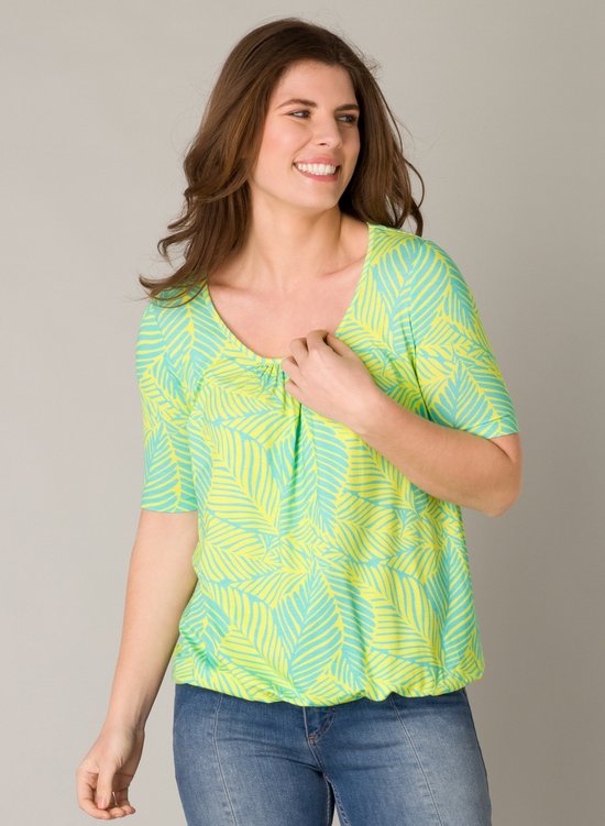 ES&SY Waverly Tops - Mint/Multi-Colour - maat 36