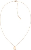 Calvin Klein CJ35000085 Dames Ketting - Collier - Sieraad - Ketting met hanger - Staal - Rosé goudkleurig - Anker - 8 mm breed - 50 cm lang