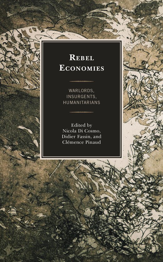 Couverture de livre intitulée "Rebel Economies". Couverture dans des tons terreux avec des motifs abstraits.