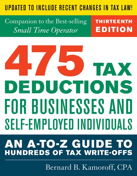 475 Tax Deductions for Businesses and SelfEmployed Individua ... - cover