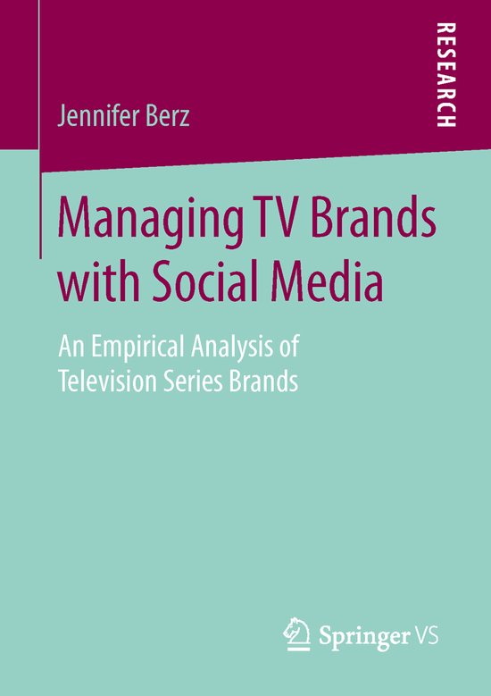 Managing TV Brands with Social Media - cover