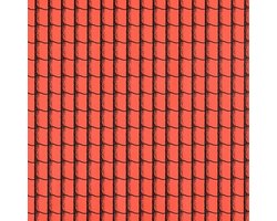Dakpannen cadeaupapier inpakpapier - 200 x 70 cm - 6 rollen