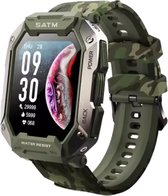 Tijdspeeltgeenrol smartwatch Groen/Cameo - Stappenteller - Hartslagmeter - Bloeddrukmeter - Bluetooth - Waterdicht - Gezond - Fitness -