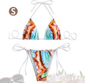 Livano Bikini Dames - Meisjes Bikini - Badpak - Push Up - Vrouwen Badkleding - Zwemmen - Sexy Set - Top & Broekje - Wit - Maat S