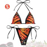 Livano Bikini Dames - Meisjes Bikini - Badpak - Push Up - Vrouwen Badkleding - Zwemmen - Sexy Set - Top & Broekje - Veelkleurig - Maat S