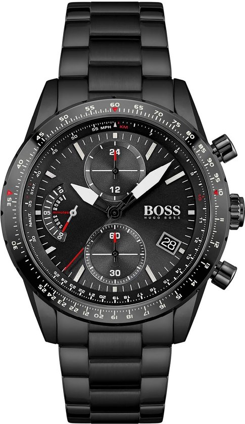 BOSS HB1513854 PILOT EDITION CHRONO Heren Horloge