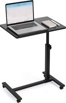 Sens Design Laptoptafel op wielen – bedtafel – laptoptandaard – zwart