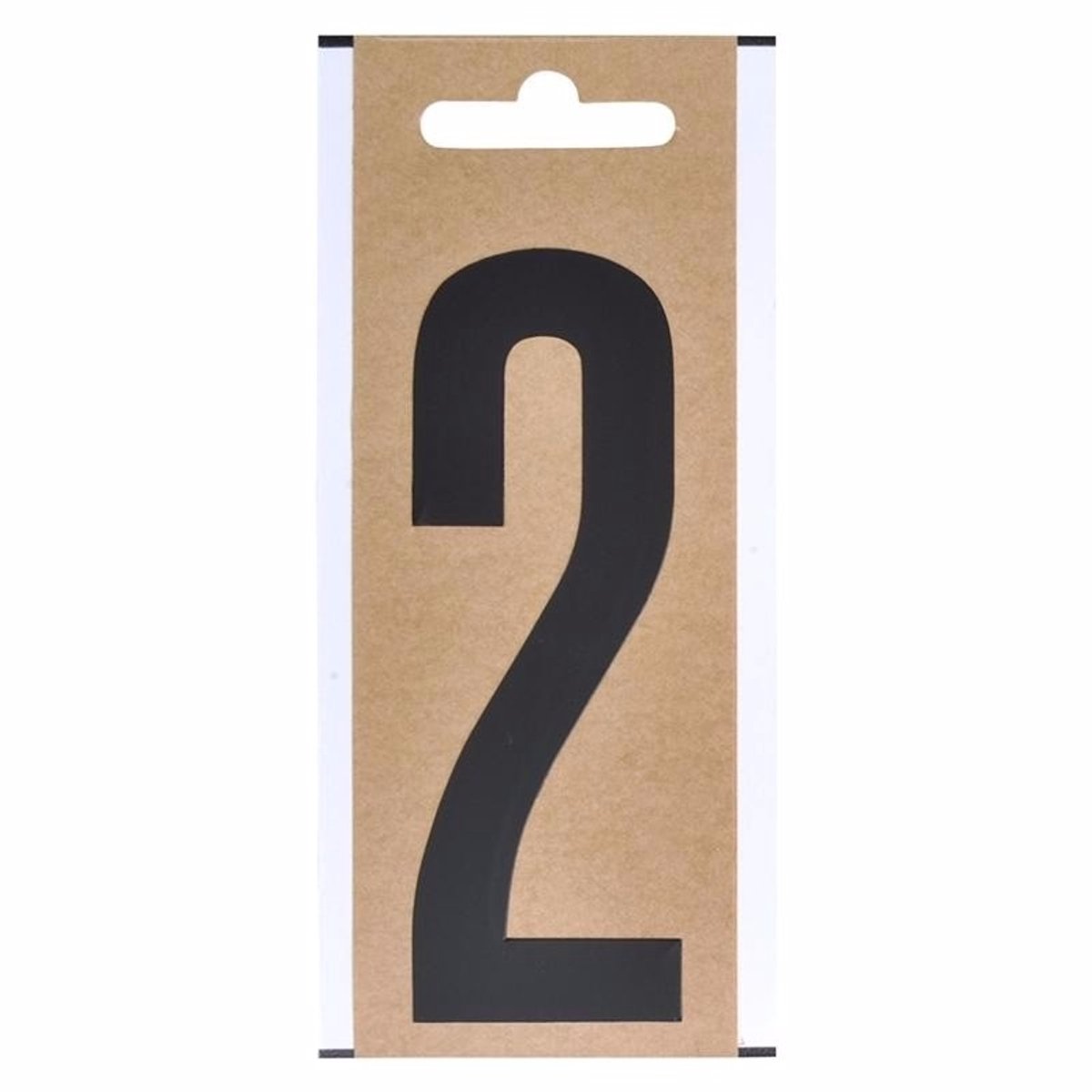 Bootnamen sticker cijfer 2 -