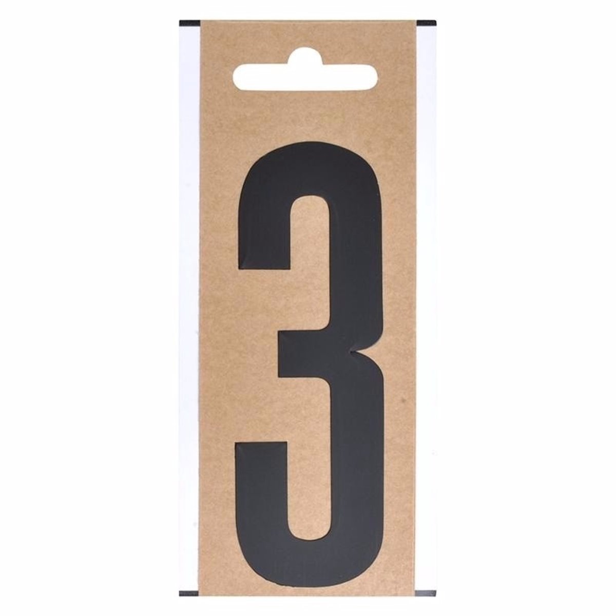 Bootnamen sticker cijfer 3 -