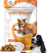 Joint Mobility Supplement voor honden met Artrose en gewrichtsklachten - 60 stuks - 1 gekocht = 1 gedoneerd aan No-Killshelter - Bevat Collageen II, Glucosamine, MSM, Groenlipmossel, Chondroïtine