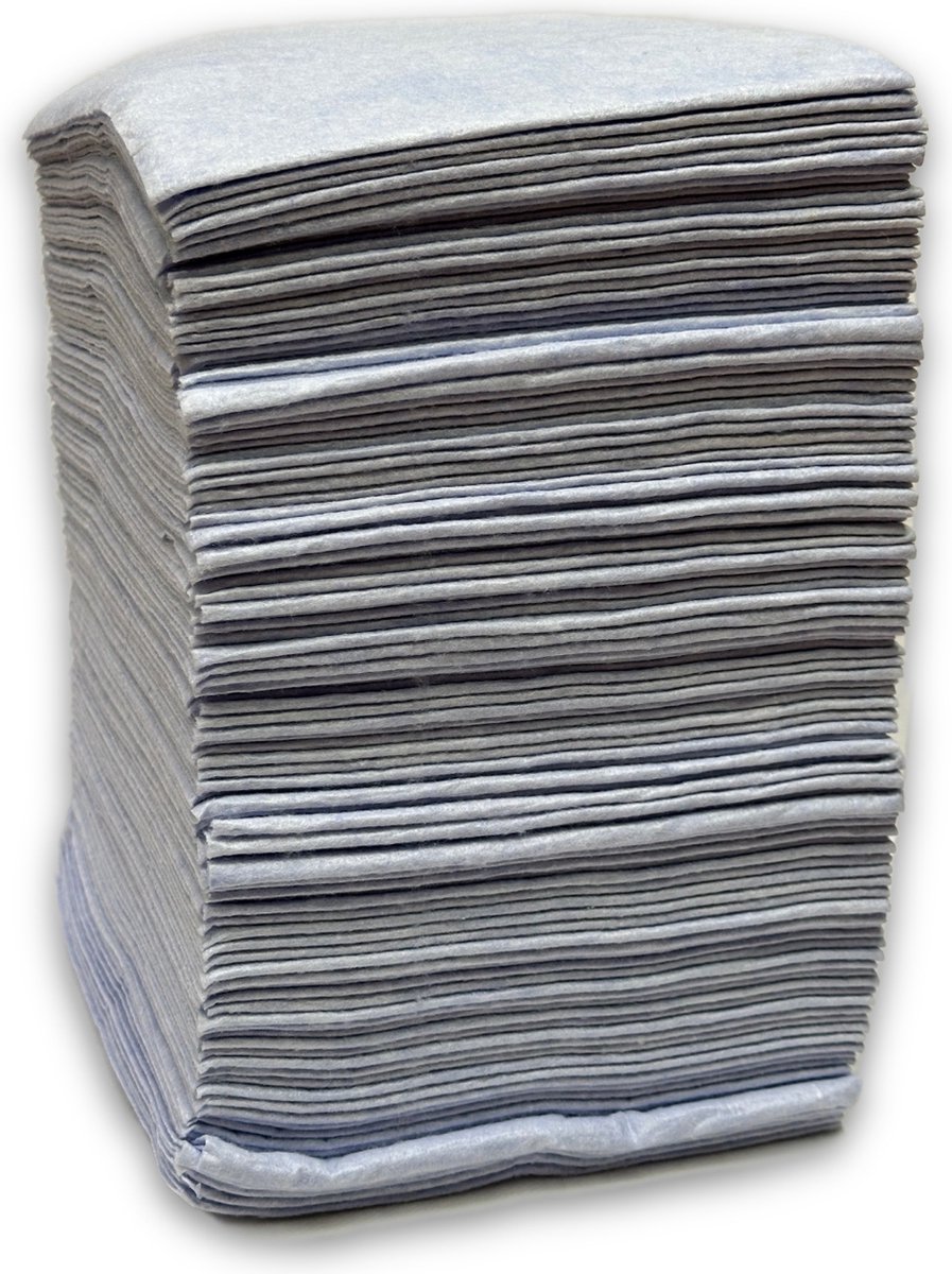 Goedkoopste Schoonmaakdoekjes 100 stuks viscose blauw - wasbaar - multi-inzetbaar - 39x39cm - VOORDEELPACK 100 stuks - dunne poetsdoekjes voor alle dagdagelijks gebruik