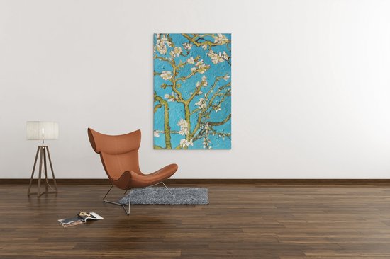 Canvas Schilderij - Vincent van Gogh - Amandelbloesem - Wanddecoratie