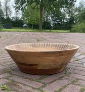 Houten schaal met ribbels - Pomme Chatelaine.nl