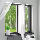 600 CM Raamafdichting voor mobiele airconditioners en drogers - Luchtvergrendeling voor ramen, dakramen en draairamen - Geen boorgaten nodig