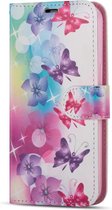 Print Hoesje Geschikt voor Samsung Galaxy A15 5G /4G hoesje/book case met pasjeshouder hoge kwaliteit (4)