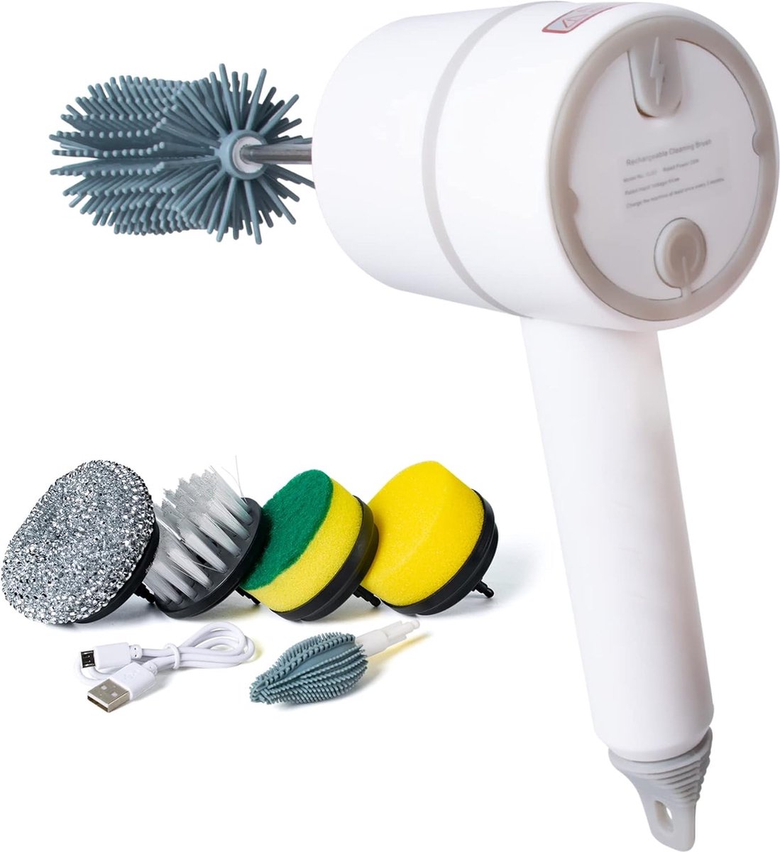 Goedkoopste Elektrische Schoonmaakborstel - Elektrische Schrobber - Elektrische Scrubber - Elektrische Schrobborstel - Electrische Schoonmaakborstel - Electrische Schrobborstel