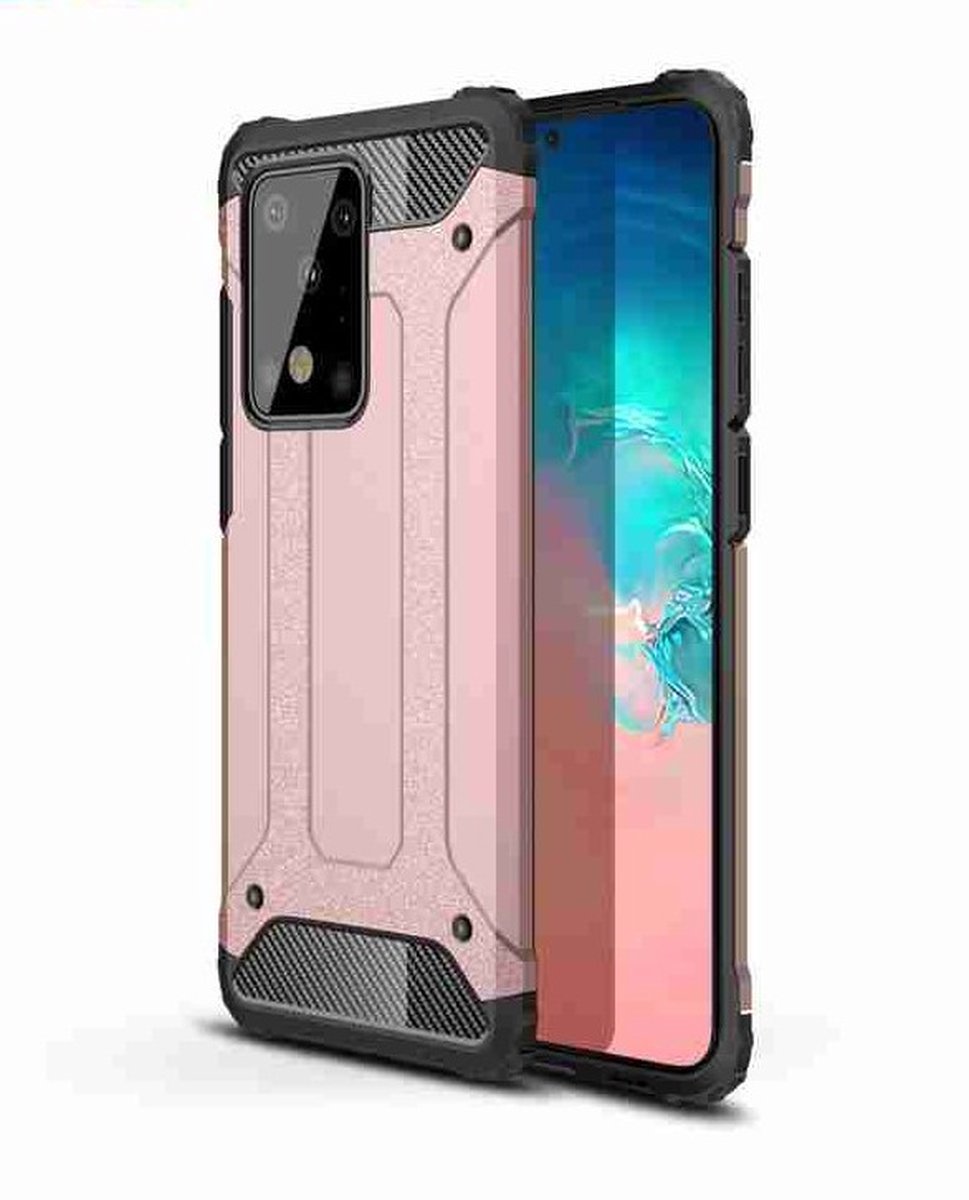 Cityhoesje-Anti Shock –geschikt voor Samsung S20 Ultra – Backcover