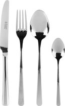 Vienna 48 Piece Cutlery Set - Stainless Steel Silverware Set, 12 Person Service, Tableware Set Includes Knives, Forks, Tablespoons and Teaspoons, Dishwasher Safe Dinnerware