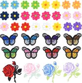 30 stuks patches om op te strijken, bloemenpatches, madeliefjes, decoratieve applicaties voor doe-het-zelf volwassenen, kinderen, jas, jeans 30 stuks patches om op te strijken, bloemenpatches, madeliefjes, decoratieve applicaties voor doe-het-zelf volwassenen, kinderen, jas, jeans