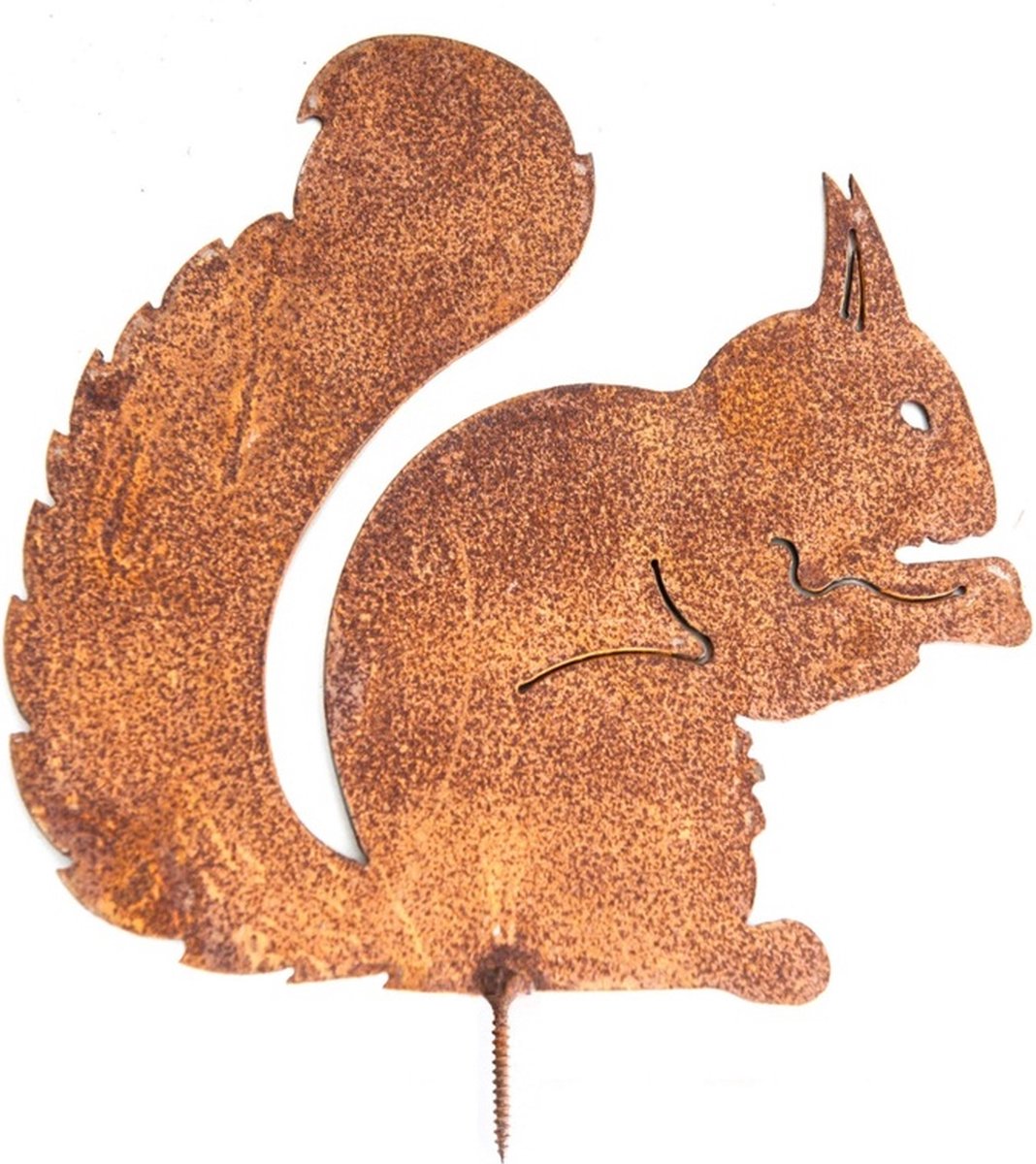 eekhoorn - ecoroest - boomsteker - tuinsteker - Iron Art - tuin - balkon - tuindecoratie