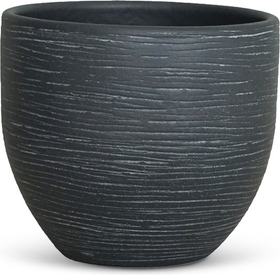 Bloempot voor Binnen - Aardewerk - Grijs - Ø 16 cm