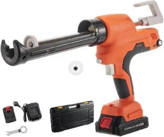 Overeem products elektrisch kitpistool - elektrische kitspuit - incl. accu - incl. lader - incl. koffer