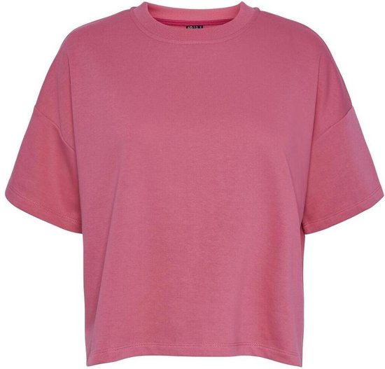 Pieces T-shirt Pcchilli Summer 2/4 Loose Sweat Noos 17118870 Hot Pink Dames Maat - XS