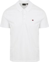Napapijri - Ealis Polo Wit - Regular-fit - Heren Poloshirt Maat XL