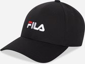 Fila Brasov 6 panel cap with linear logo strap back - black