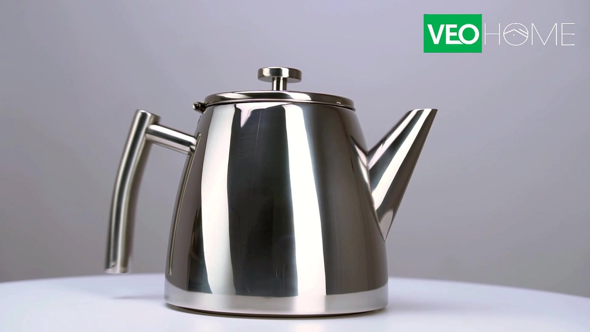 Théière Isotherme 1L En Inox Avec Filtre - Garde Le Thé Chaud Plus Longtemps !