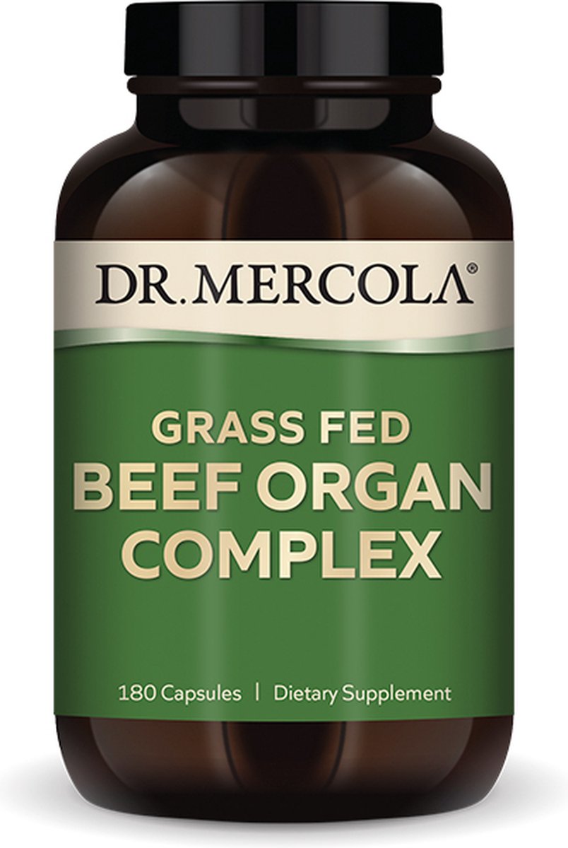 Goedkoopste Dr. Mercola - Grass Fed Beef Organ Complex - 180 capsules