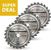 Super affaire composée de Lame de scie circulaire RNtools - Best for Wood - 165 x 20 mm - 24 dents