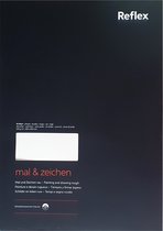 Schilder/tekenpapier Nr,4 A2 mat 110g/m2 blok 50 vel