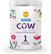 Jovie Cow Biologische Zuigelingenmelk 1 - op basis van koemelk - 0-6 maanden - 4x800gr