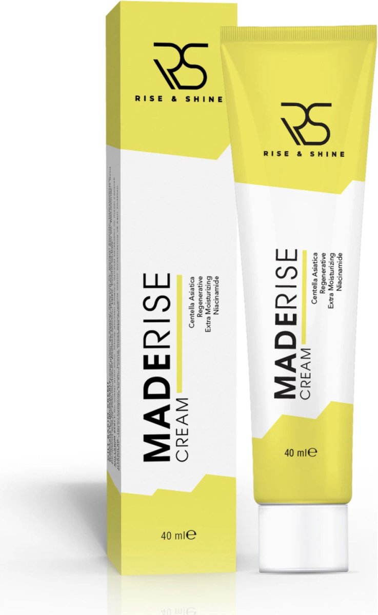 Goedkoopste Made Rise Centella(2 ) Cream - Regenerative Extra Moisturizing Niacinamide Centella Asiatica SUPERCREME! - Gewild - 40ML | Dilan Polat Kozmetik | Verstrakkend & Verniewend Effect - Exfoliërend - Exfoliating Cream - Anti Pigment | Rise & Shine
