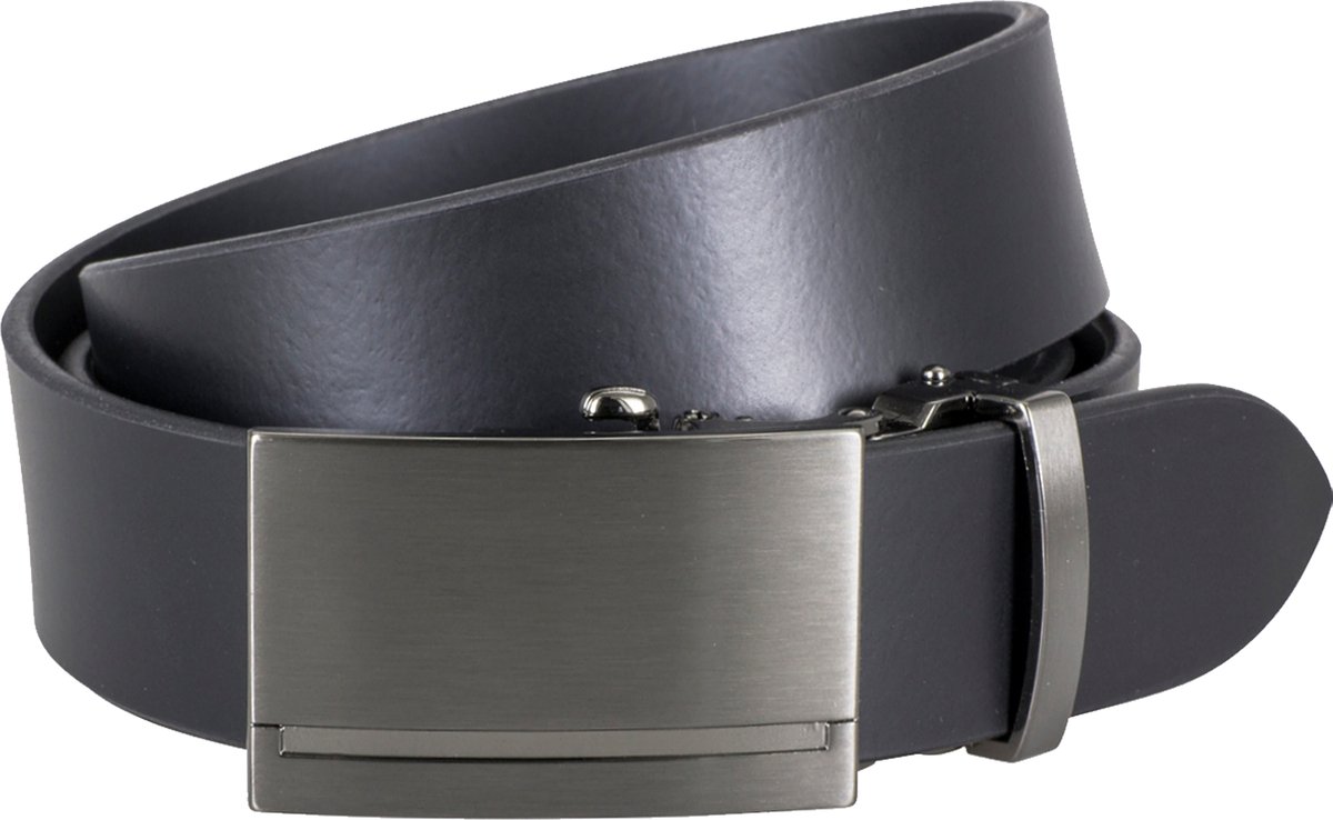 LINDENMANN leren heren riem - zwart