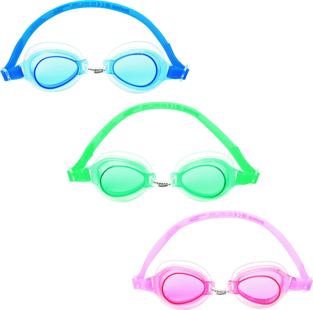 Bestway Zwembril High Style Polycarbonaat Junior 15 Cm