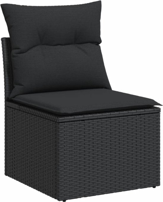 vidaXL-4-delige-Loungeset-met-kussens-poly-rattan-zwart