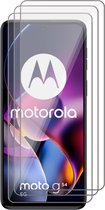 Screenprotector geschikt voor Motorola Moto G54 - 3x Glas Screen Protector