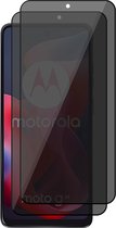 Privacy Screenprotector geschikt voor Motorola Moto G24 - 2x Volledig Dekkend Glas Screen Protector
