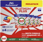 Dreft P&G Professional Platinum+ lemon vaatwastabletten 59 tabletten