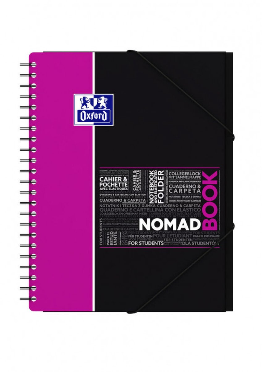 Oxford STUDENT SOS Notes nomadbook formaat A4+ 160 bladzijden geruit 5 mm