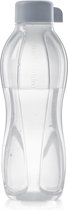 Tupperware Ecofles 500 ml zilver - drinkfles waterfles flesje fles grijs