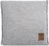 Knitfactory Jesse - Sierkussen - 50x50 L. Grijs