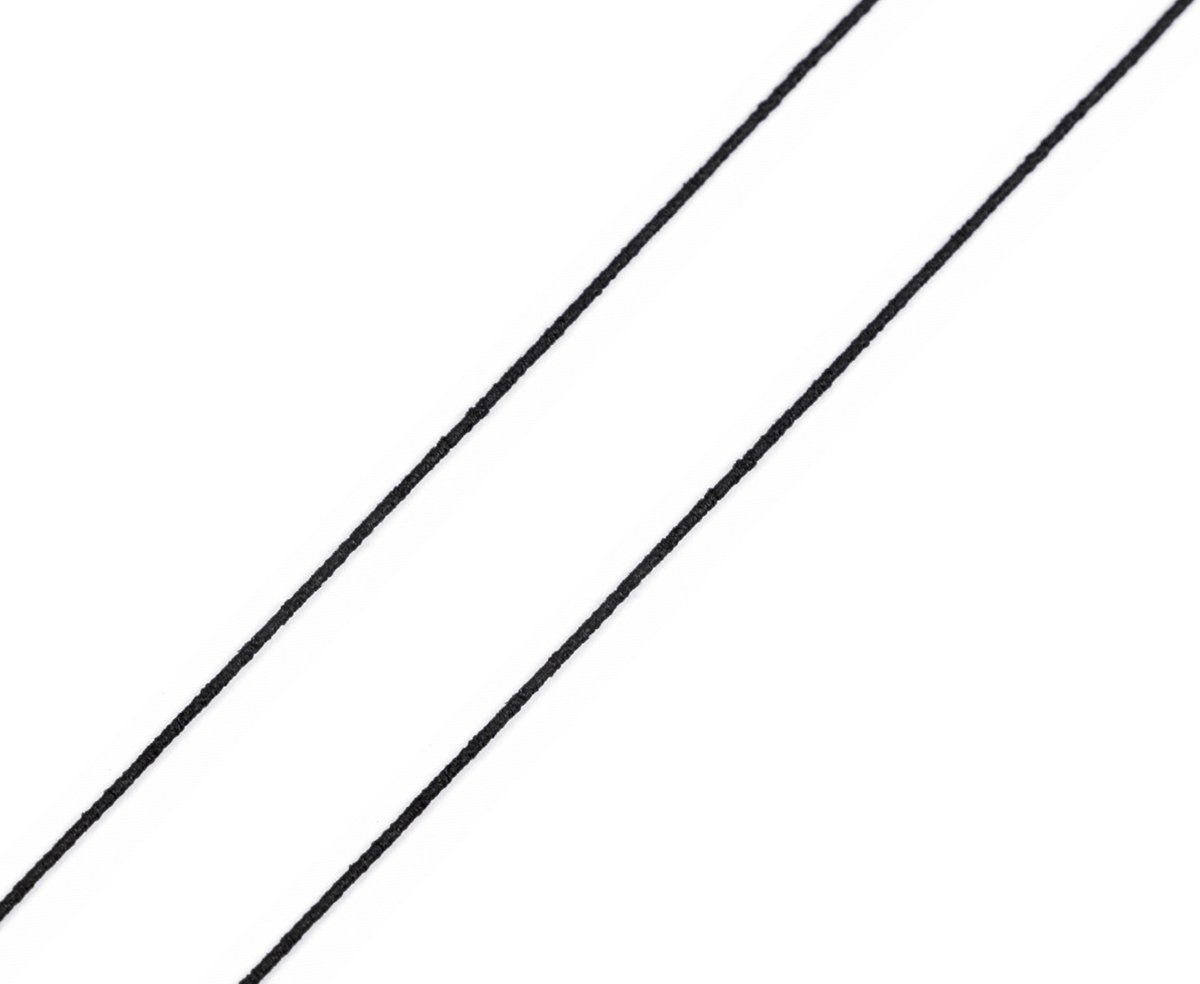 10m zwart koordelastiek 0 8 mm zeer fijn koord elastiek zacht rond bosje met 10 meter zeer rekbaar geschikt voor sieraden breien naaien