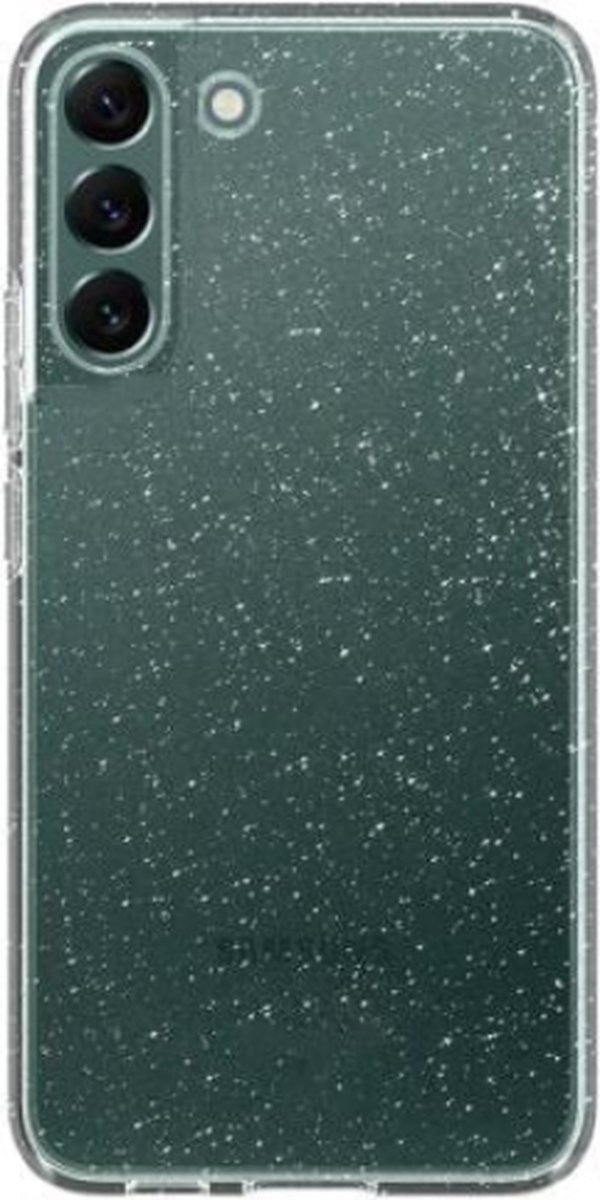 ShieldCase hoesje geschikt voor Samsung Galaxy S23 glitter hoesje (transparant) - geschikt voor Samsung Galaxy S23 hoesje met patroon
