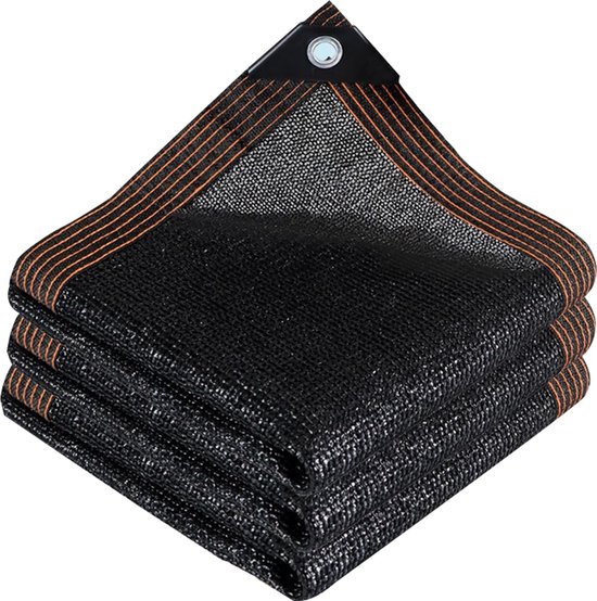 Schaduwnet met doorvoertules, 50% UV-bestendig, schaduwdoek voor buiten, voor pergola's, kassen, planten, kweken kippenhok (2 x 3 m, wit