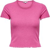 Only T-shirt Onlemma S/s Short Top Noos Jrs 15201206 Fuchsia Purple Dames Maat - M